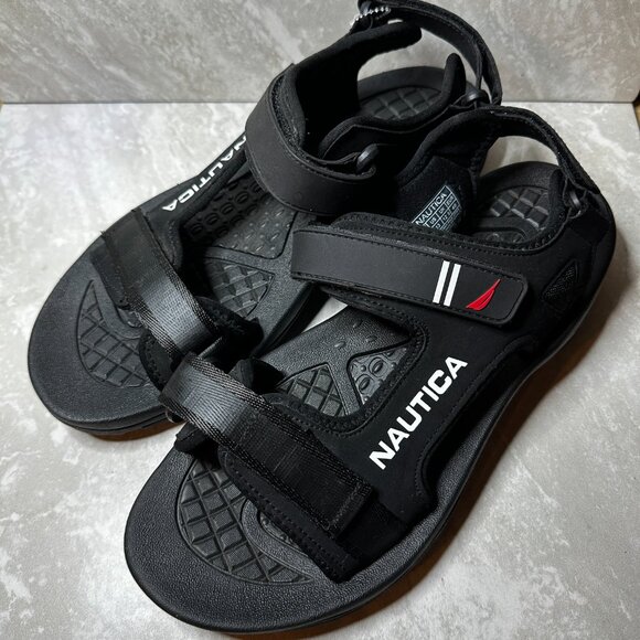 Nautica Alastor Black‎ Outdoor Sandals Size 13 Mens NWOTB - Picture 2 of 7